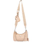 Prada Nylon Triangle Re-Edition aus Nylon und Saffiano-Leder – Vorderansicht