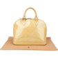 Louis Vuitton Jaune Vernis Monogram Alma PM Handbag
