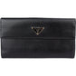 Prada Saffiano Leather Triangel Continental Wallet