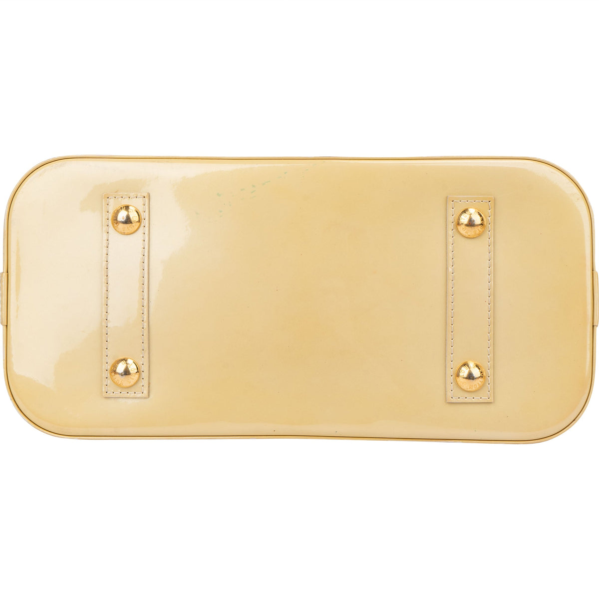 Louis Vuitton Jaune Vernis Monogram Alma PM Handbag