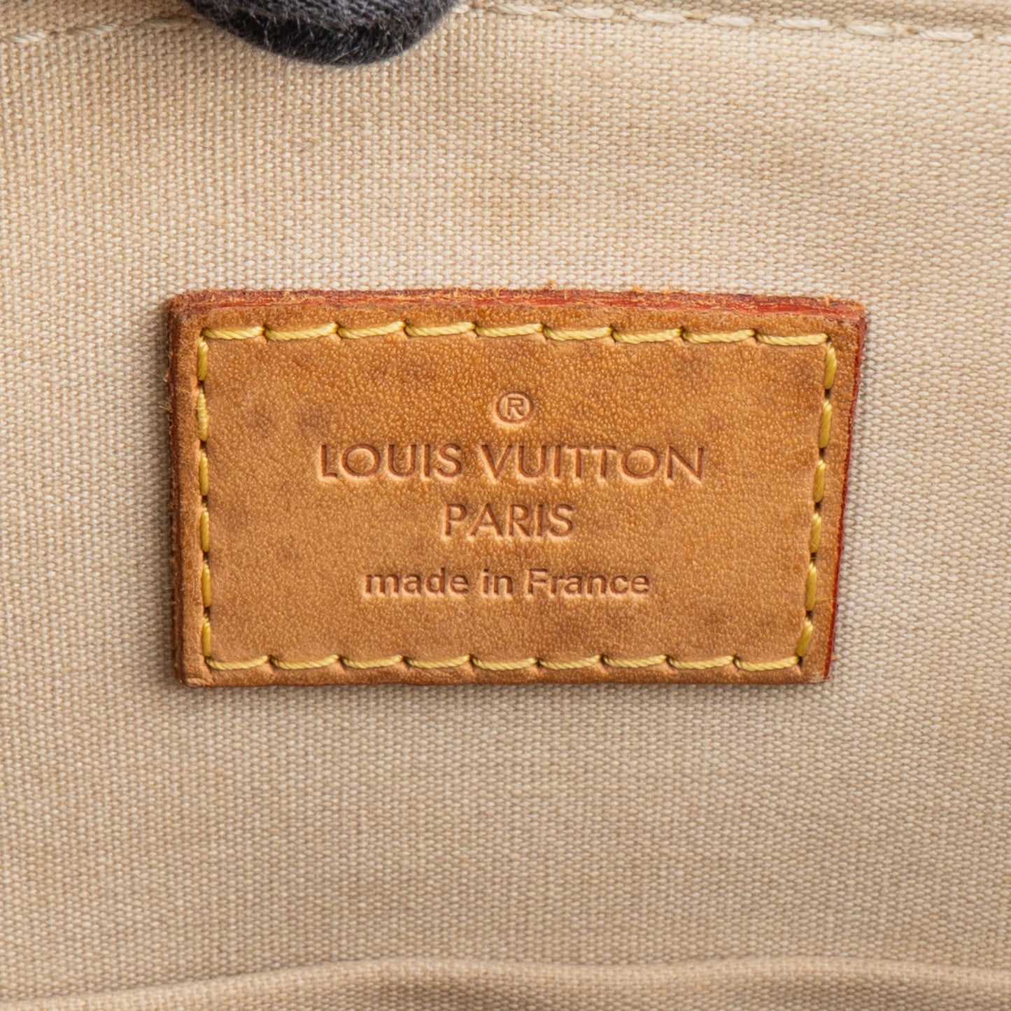 Louis Vuitton Jaune Vernis Monogram Alma PM Handbag