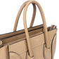 Céline Taupe Leather Luggage Handbag