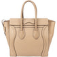 Céline Taupe Leather Luggage Handbag
