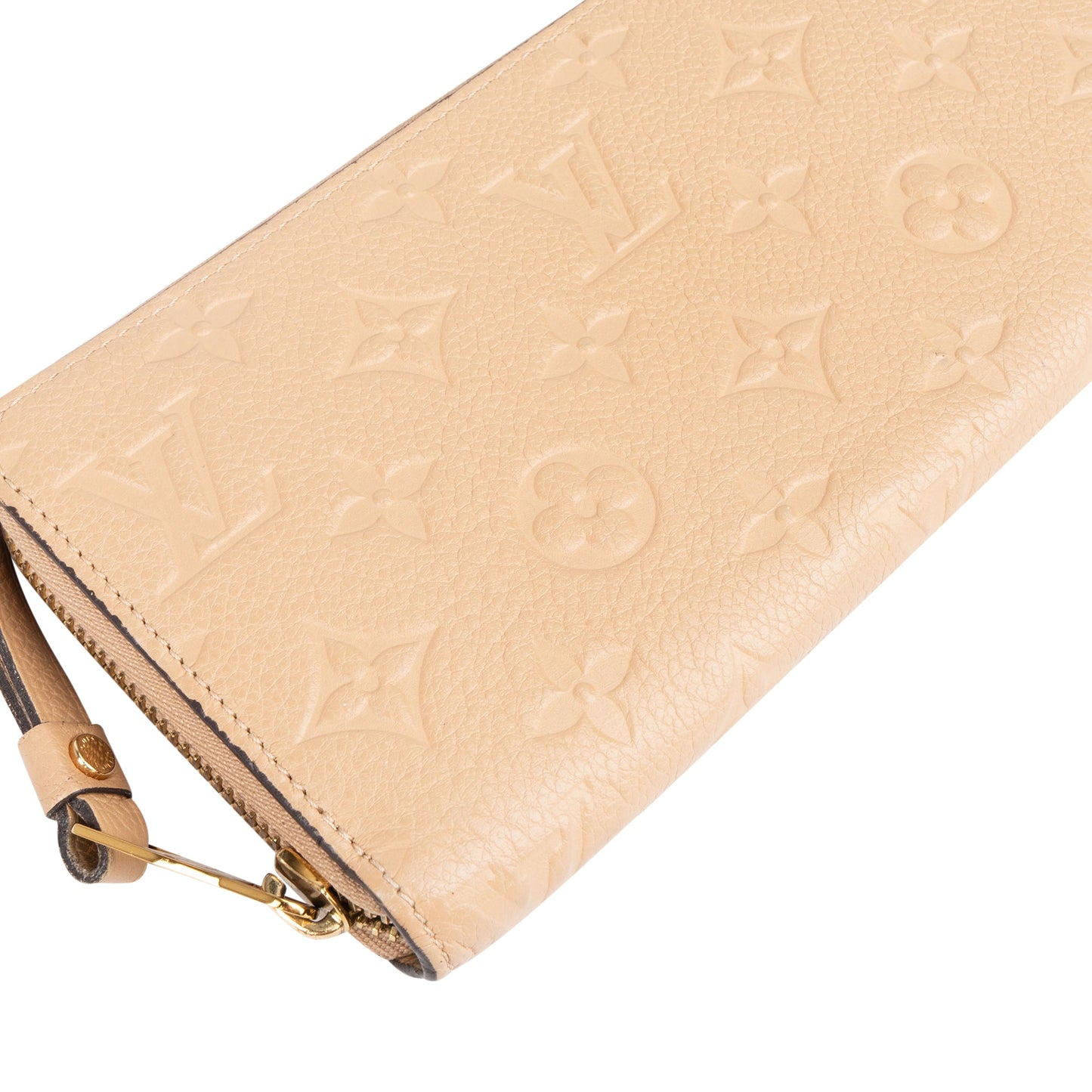 Louis Vuitton Leather Monogram Empreinte Zippy Wallet