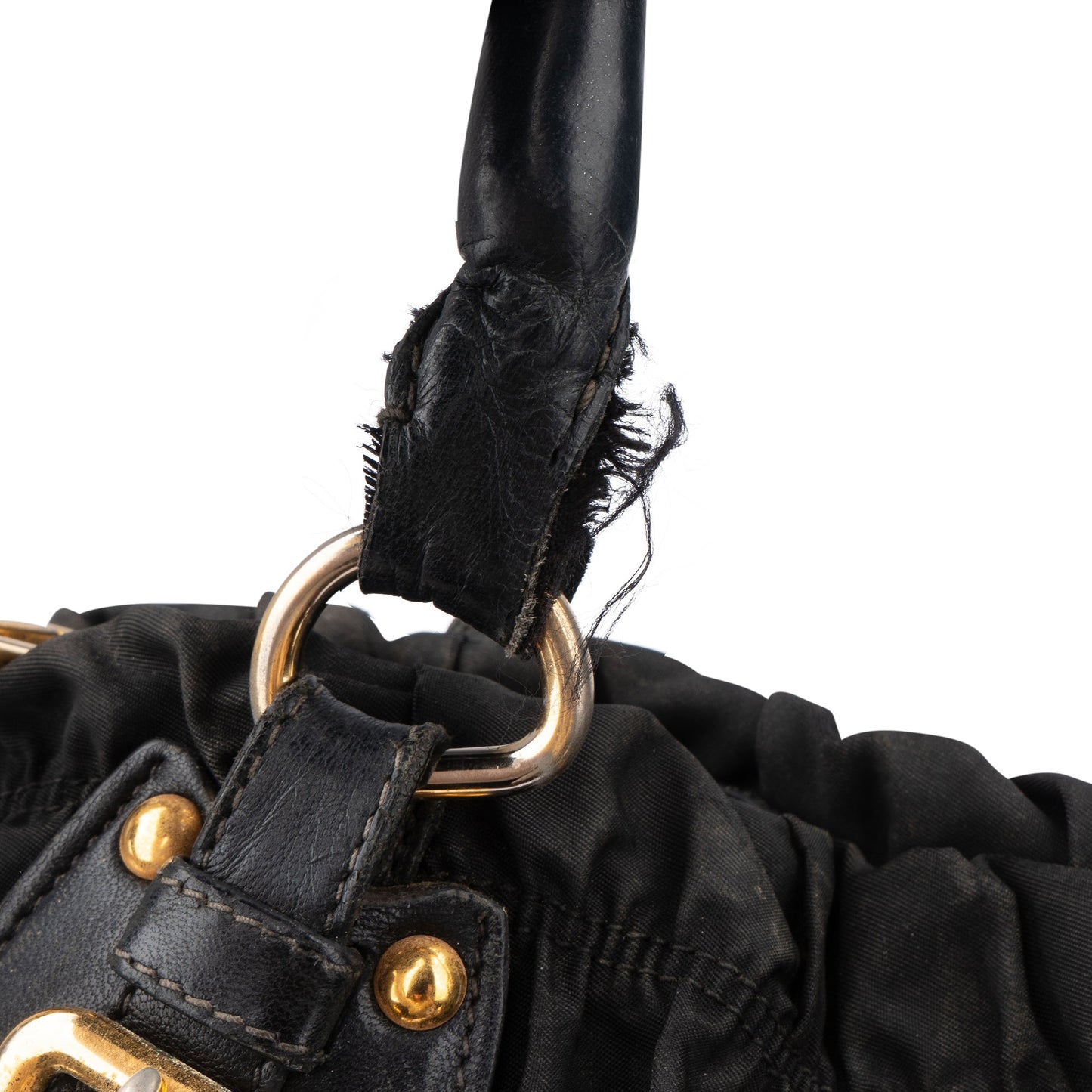 Prada Quilted Nylon City Handbag