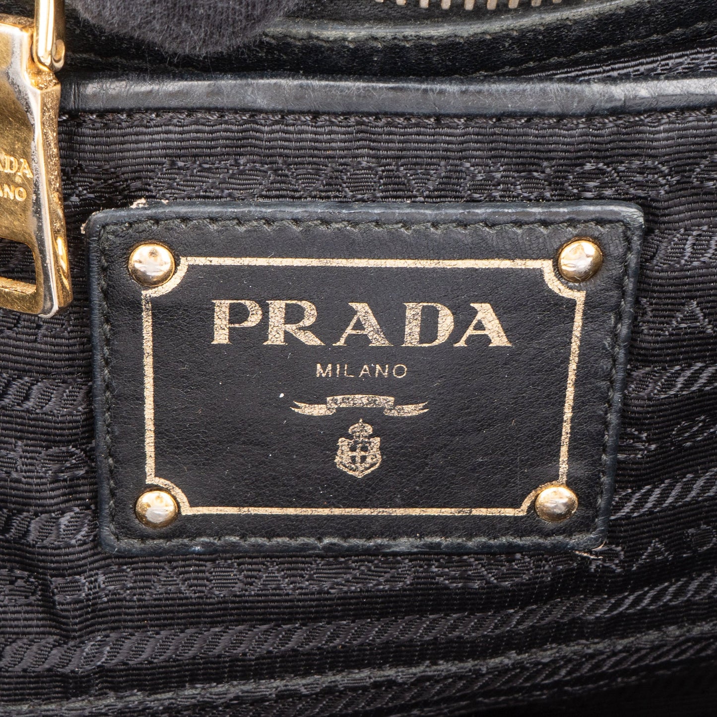 Prada Quilted Nylon City Handbag