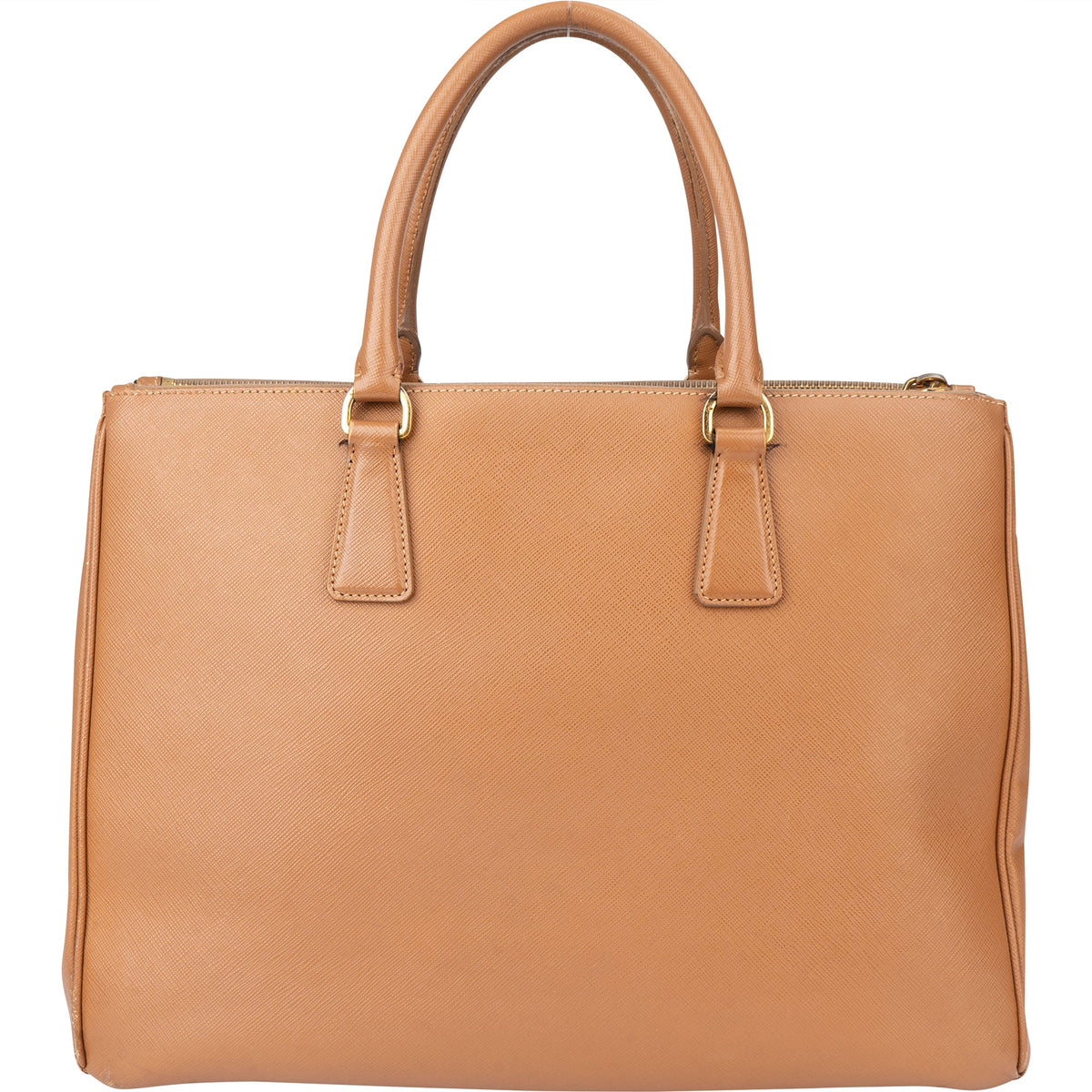 Prada Brown Leather Galleria Handbag