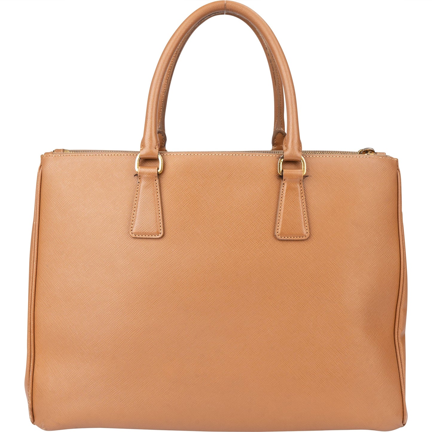 Prada Brown Leather Galleria Handbag