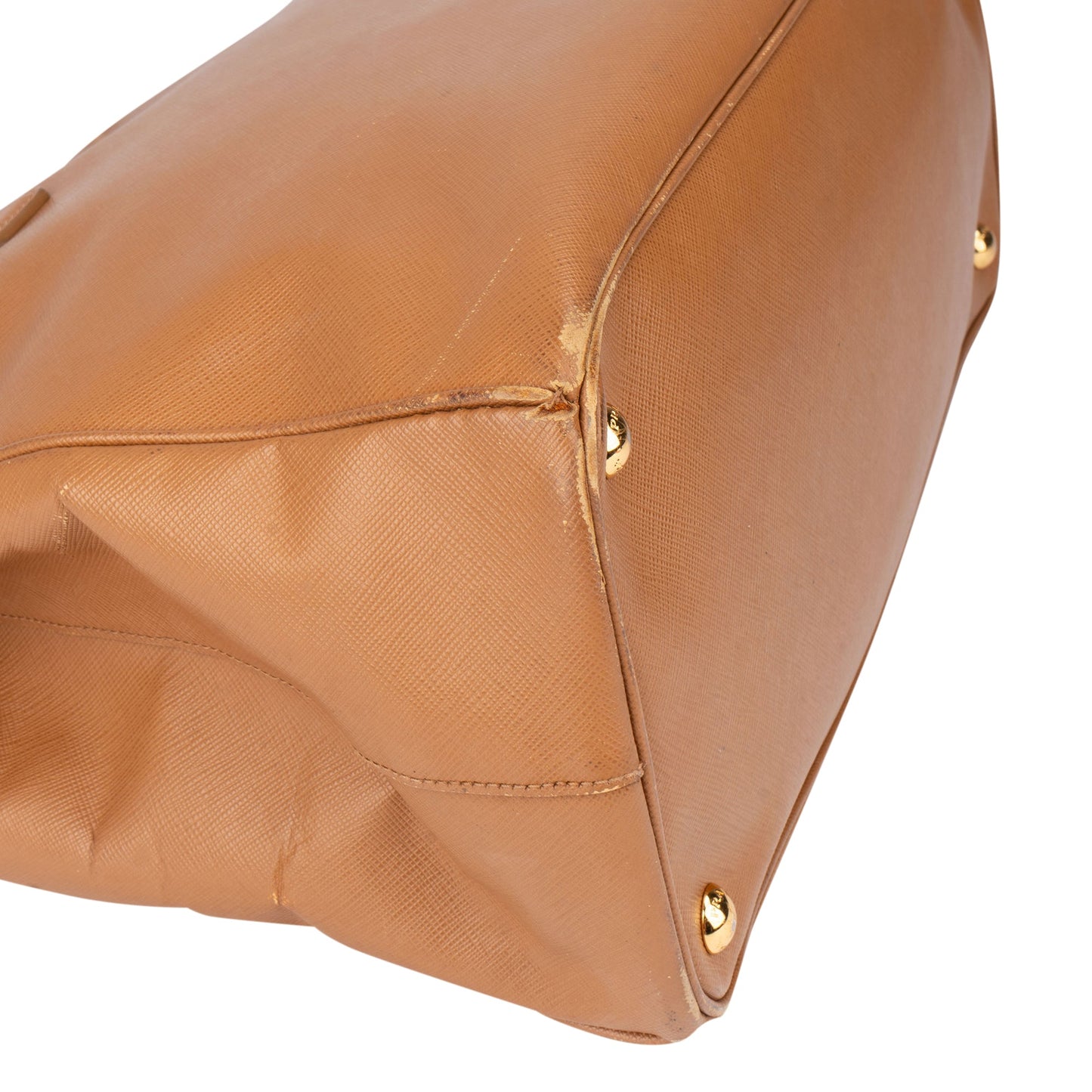 Prada Brown Leather Galleria Handbag