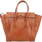 Céline Brown Leather Luggage Handbag