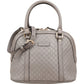 Gucci Microguccissima Leather Grey Mini Dome Handbag