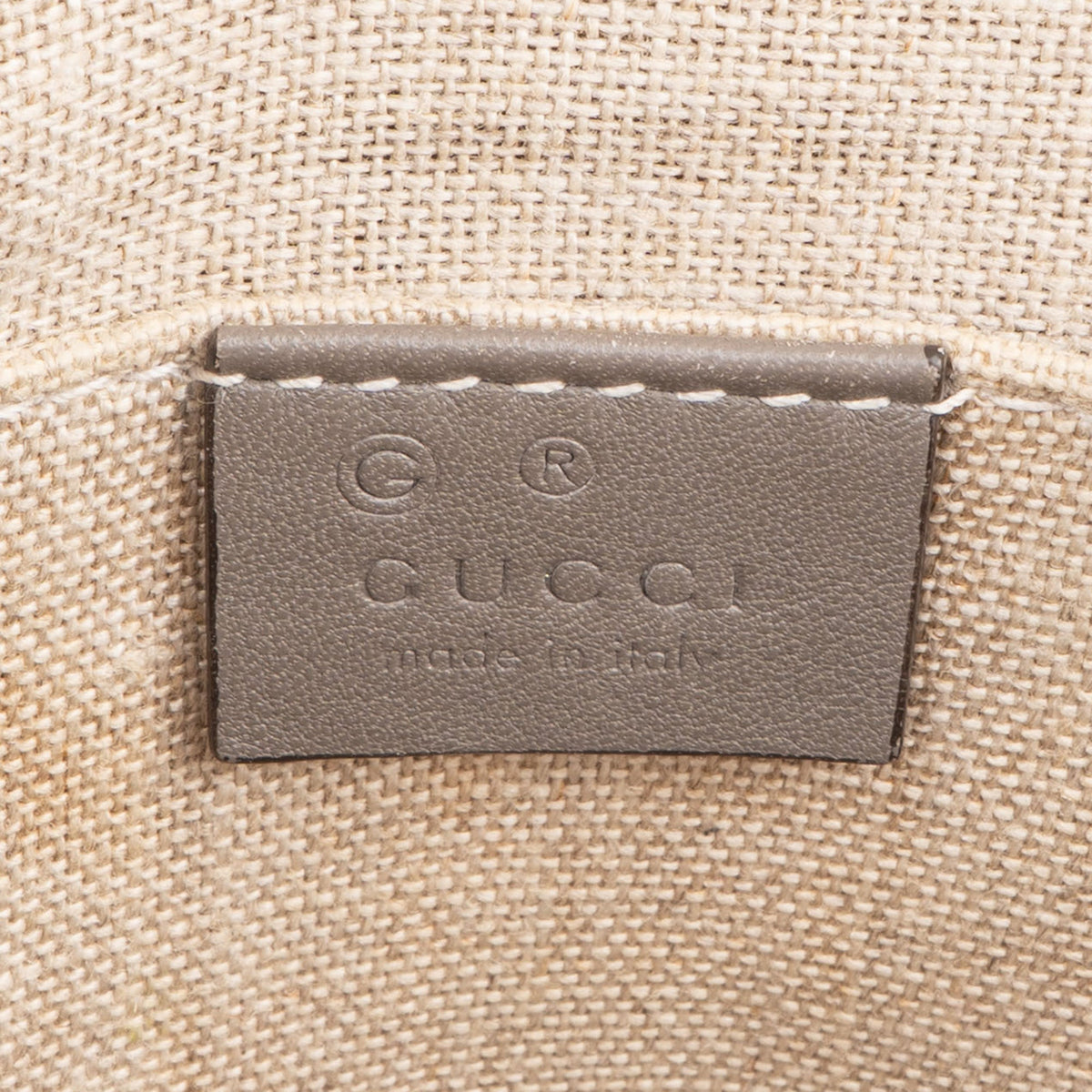 Gucci Microguccissima Leather Grey Mini Dome Handbag