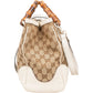 Gucci Monogram GG Canvas Diana Bambus Handle Small Tote Handbag
