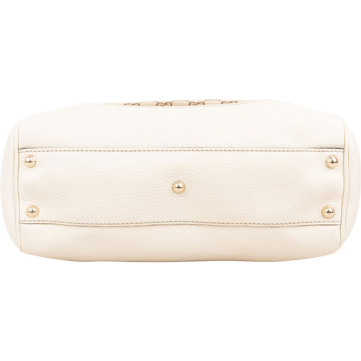Gucci Monogram GG Canvas Diana Bambus Handle Small Tote Handbag