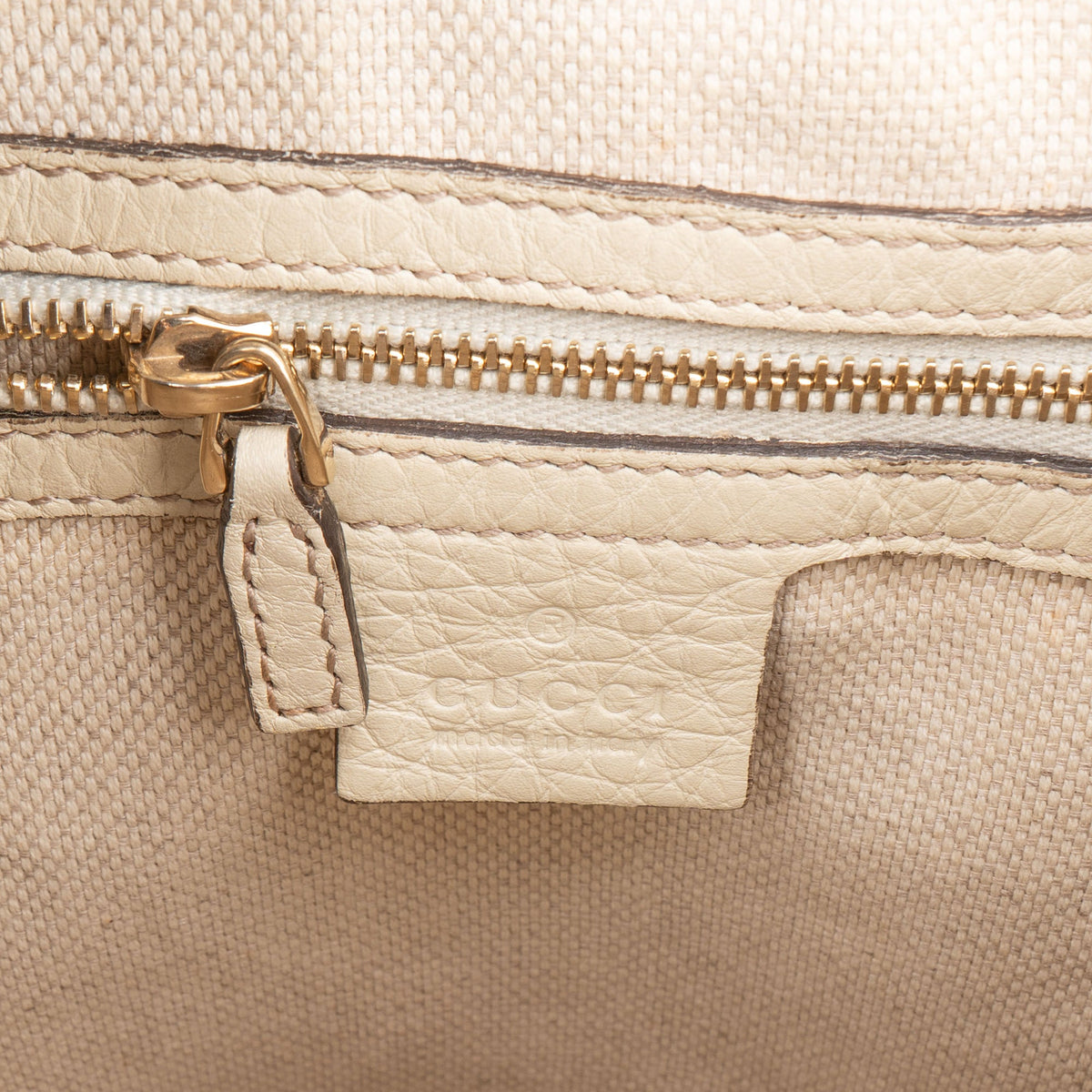 Gucci Monogram GG Canvas Diana Bambus Handle Small Tote Handbag