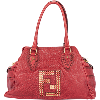 Fendi Zucca Monogram De Jour Shoulder Bag