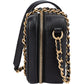 Chanel Quilted Caviar Leather CC Filigree Crossbody Bag