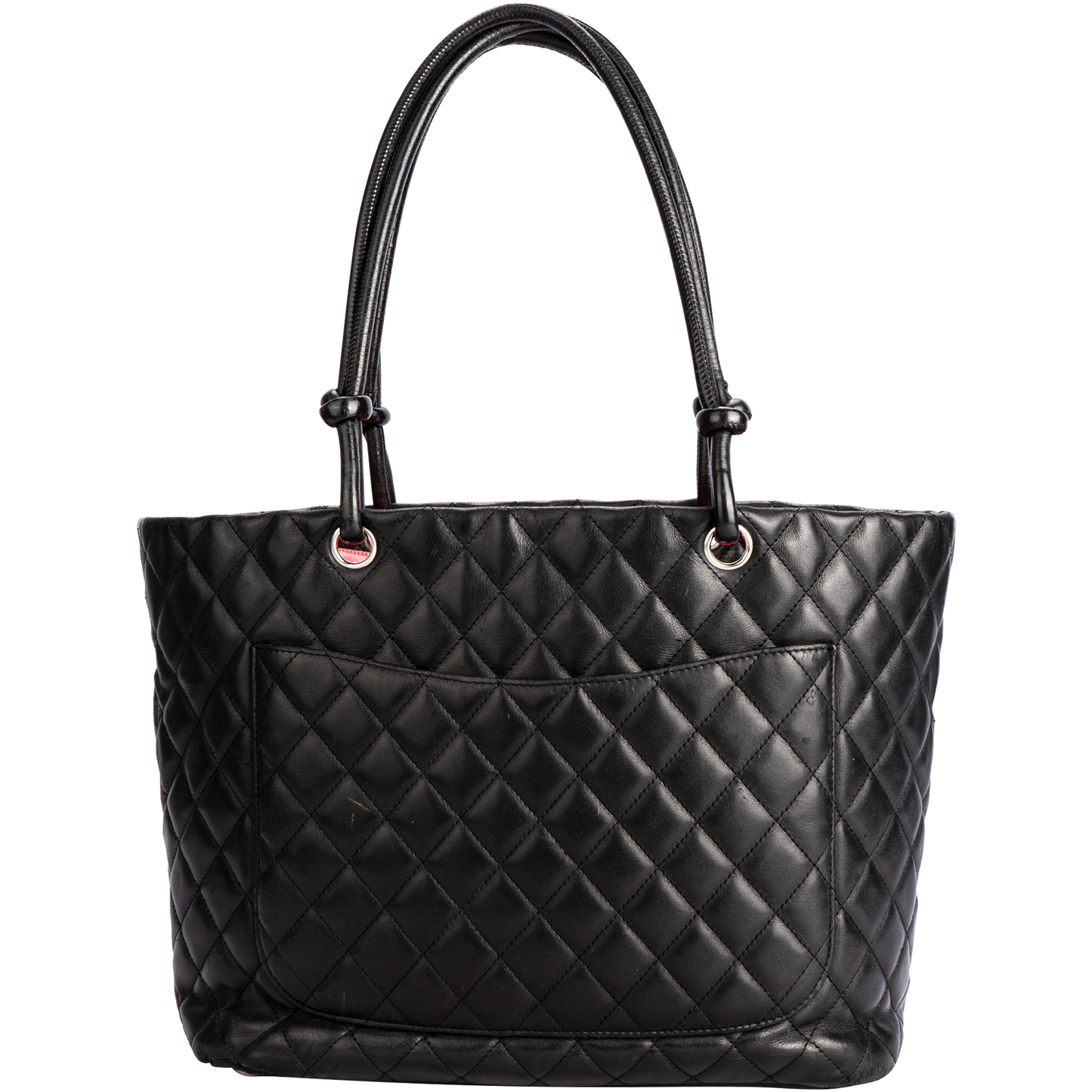 Chanel Black Cambon Line Leather Tote Bag