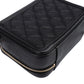 Chanel Quilted Caviar Leather CC Filigree Crossbody Bag