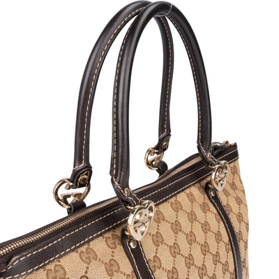 Gucci GG Monogram Twin Heart Handbag