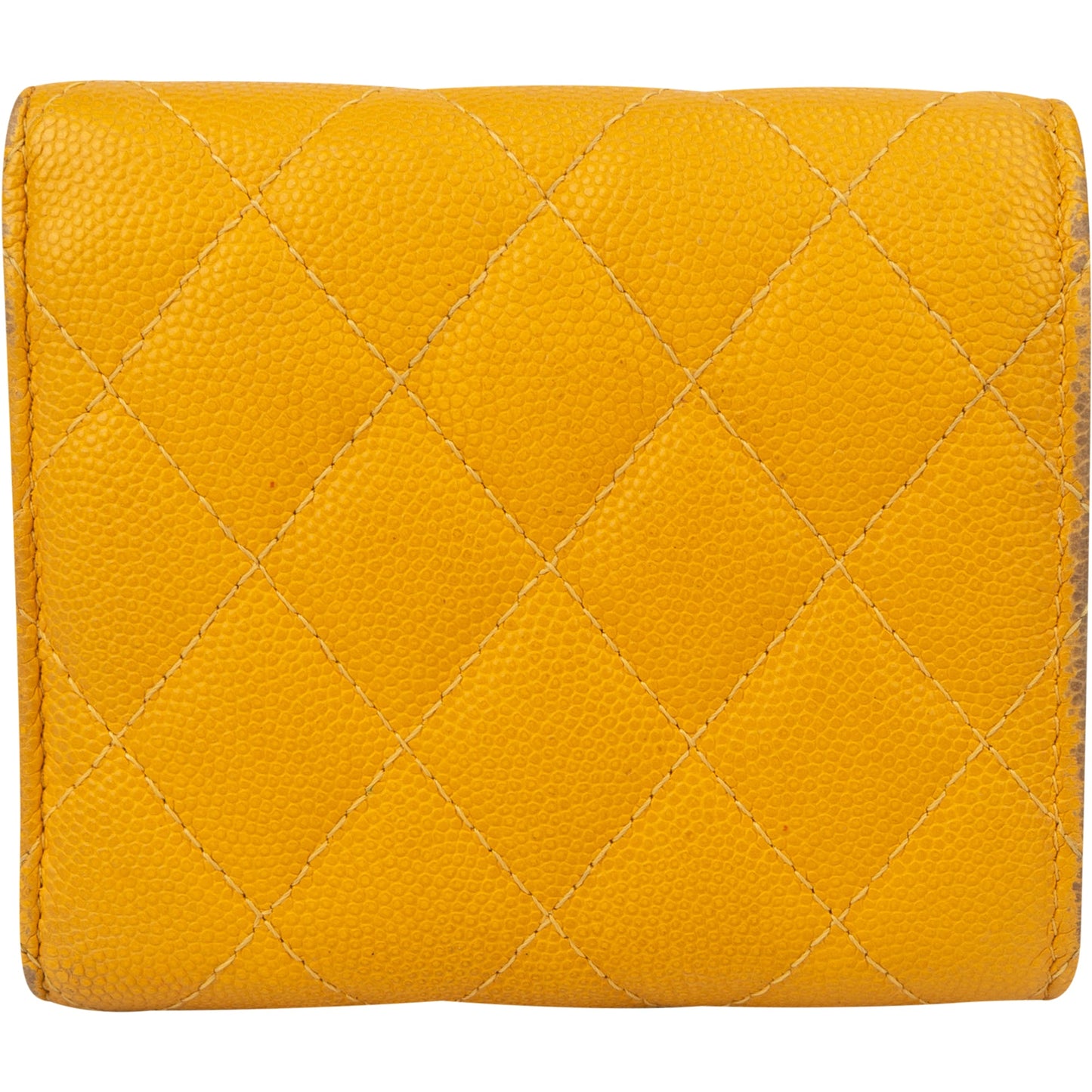 Chanel Quilted Caviar Leather CC Wallet
