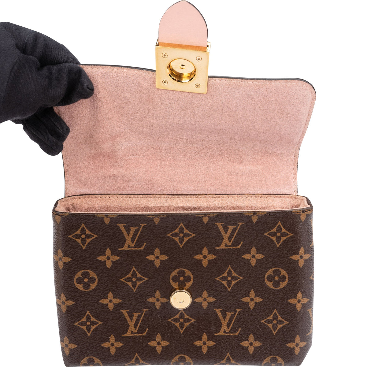 Louis Vuitton Canvas Monogram Locky BB Handbag