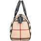 Burberry Nova-Check Monogram Boston Handbag