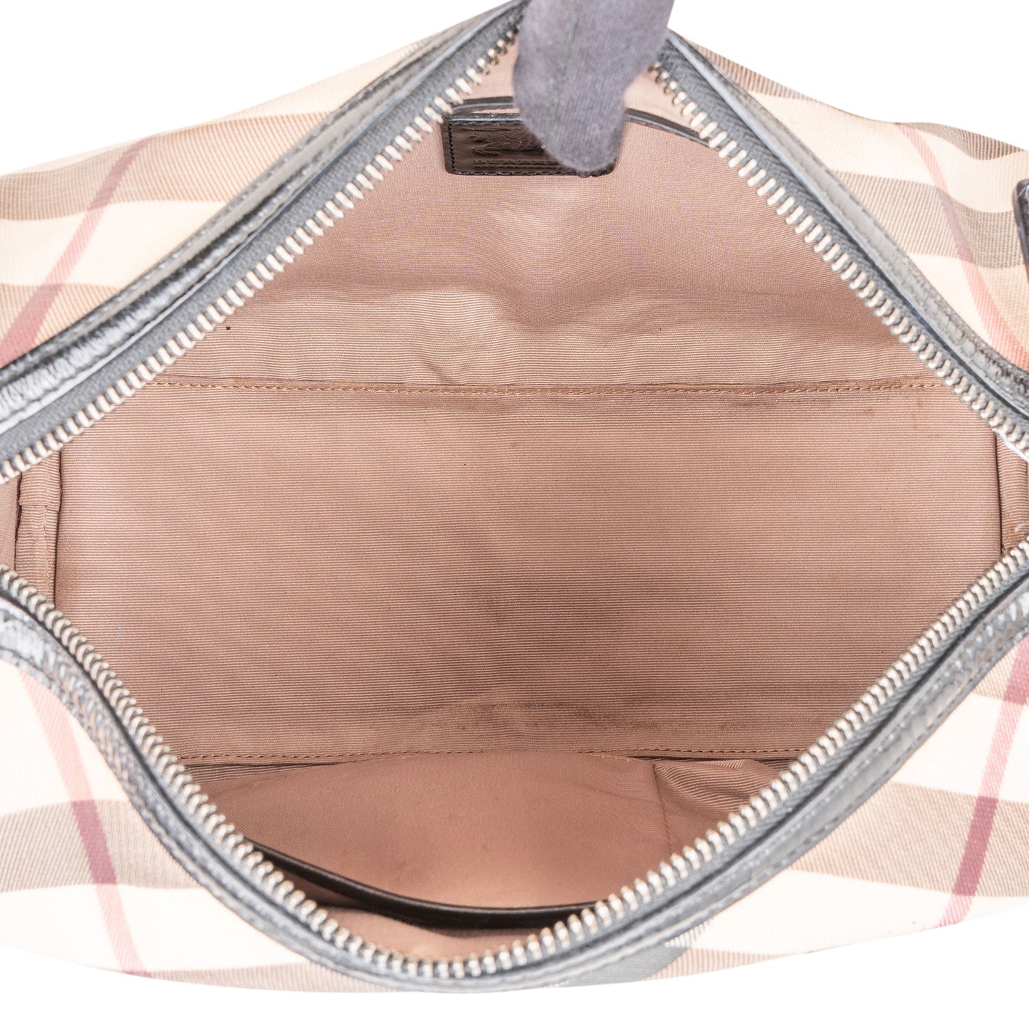 Burberry Nova-Check Monogram Boston Handbag