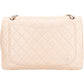 Chanel Quilted Caviar Leather Palladium Jumbo Single Flap Crossbody Bag