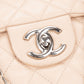 Chanel Quilted Caviar Leather Palladium Jumbo Single Flap Crossbody Bag