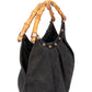 Gucci GG Monogram Bamboo Handbag