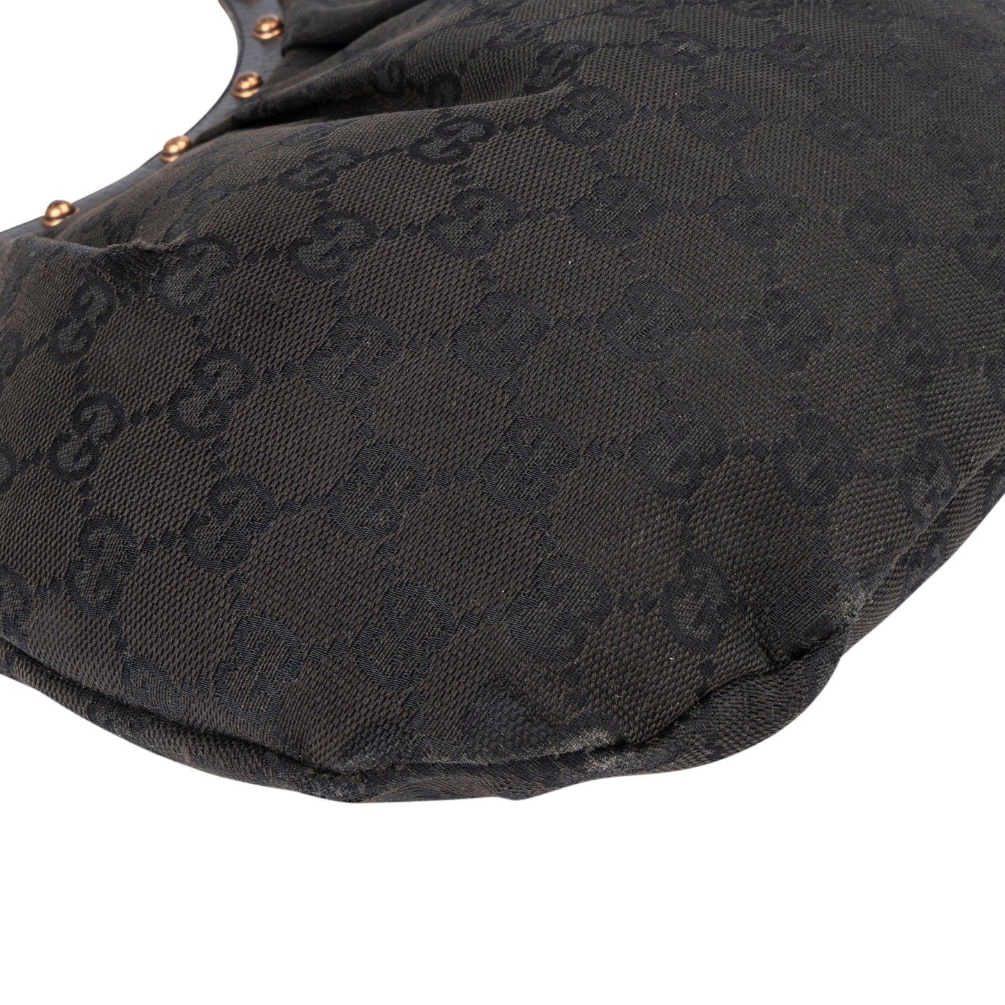 Gucci GG Monogram Bamboo Handbag