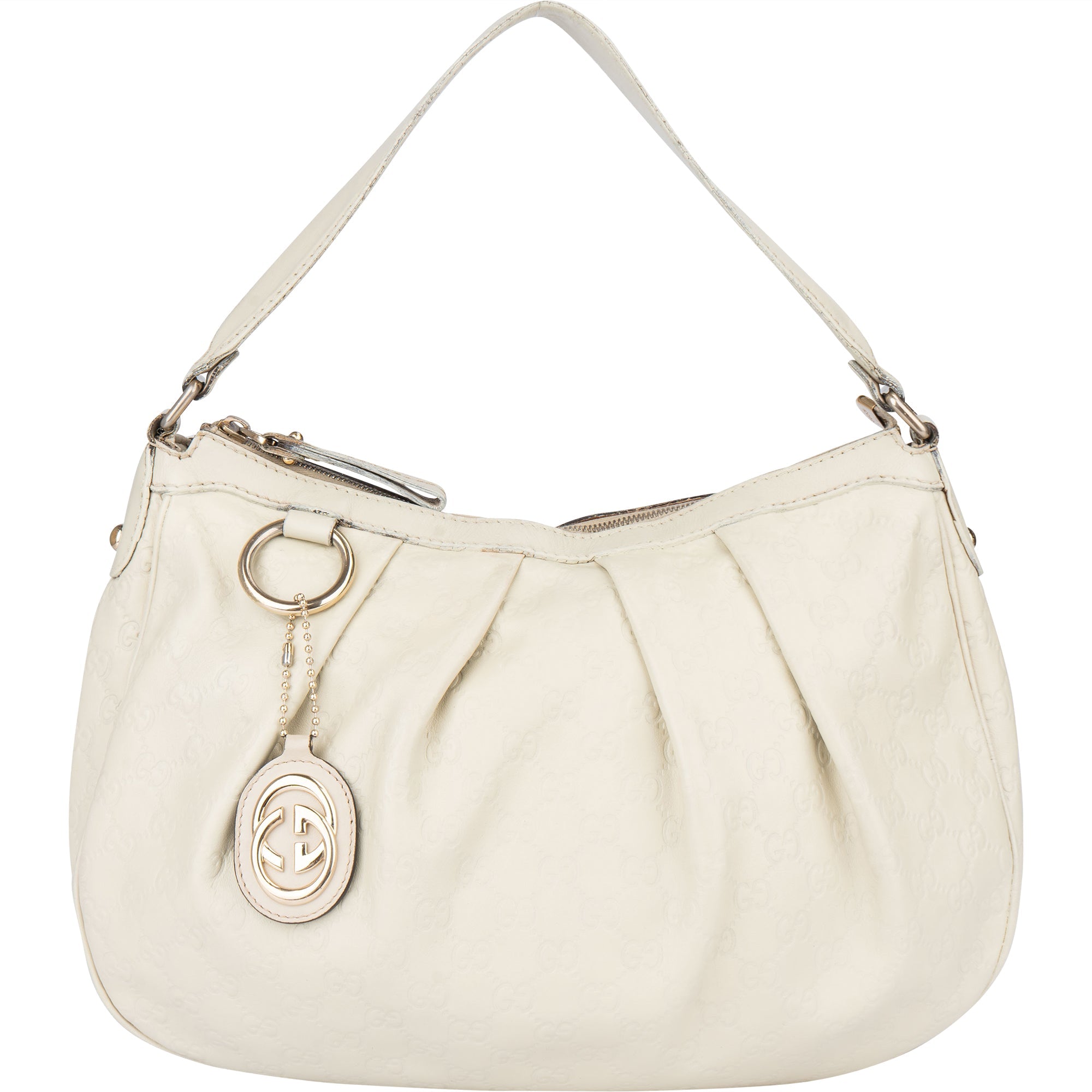 Gucci Leather GG Monogram Sukey Handbag