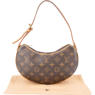 Louis Vuitton Canvas Monogram Croissant PM Handbag