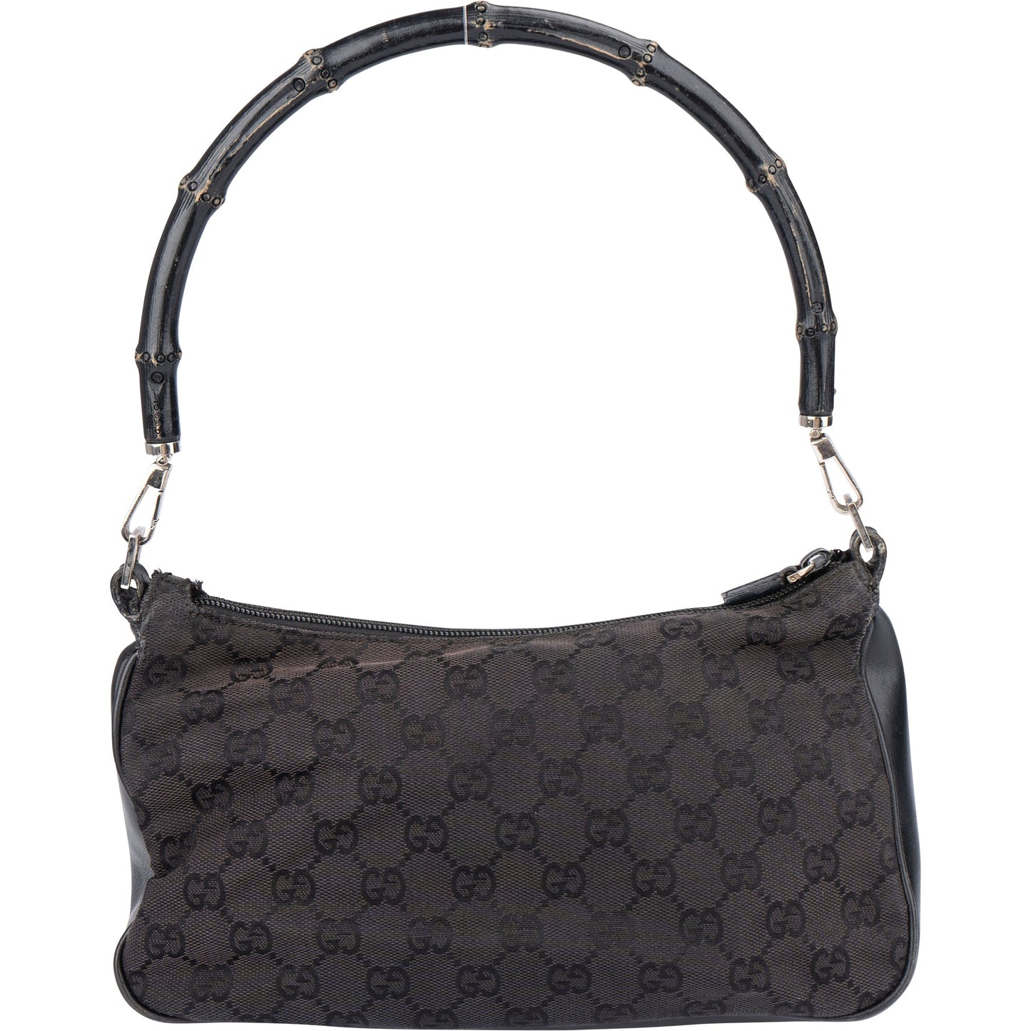 Gucci GG Monogram Bamboo Handbag