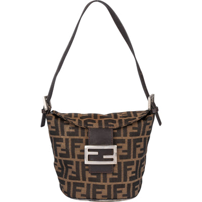 Fendi FF Monogram Baguette Shoulder Bag