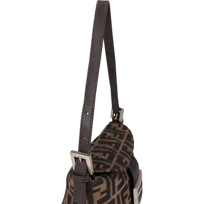 Fendi FF Monogram Baguette Shoulder Bag