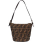 Fendi FF Monogram Baguette Shoulder Bag