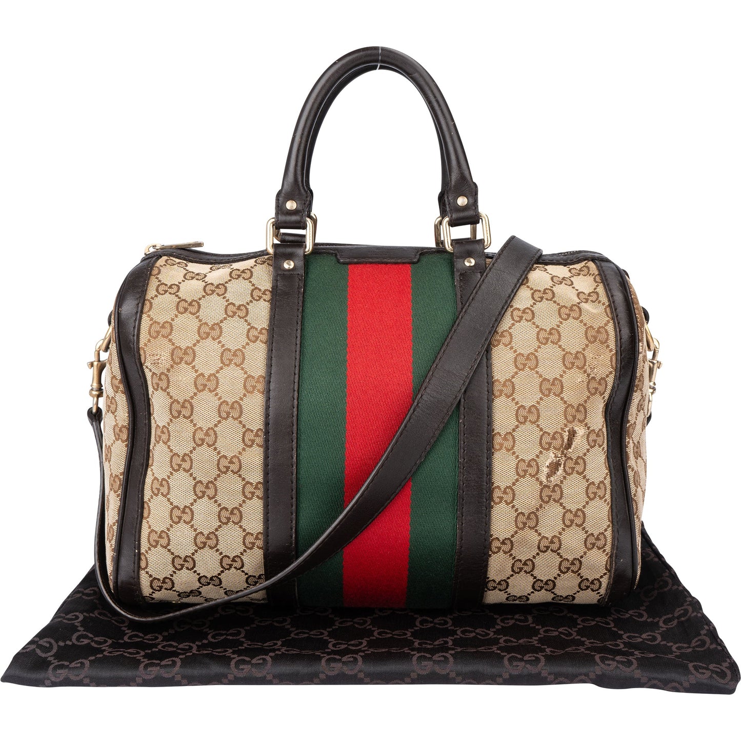 Gucci GG Monogram Boston Handbag