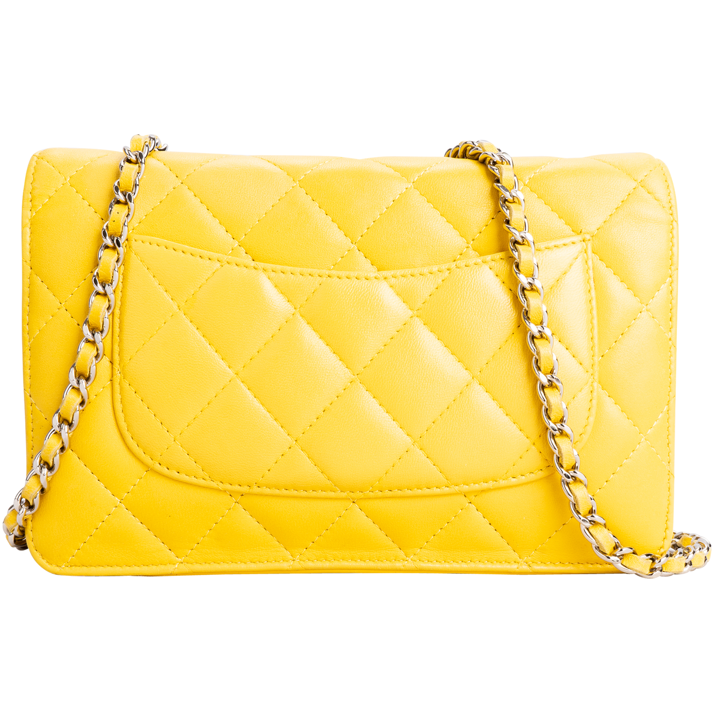 Chanel Quilted Lambskin Wallet On Chain Crossbody Bag