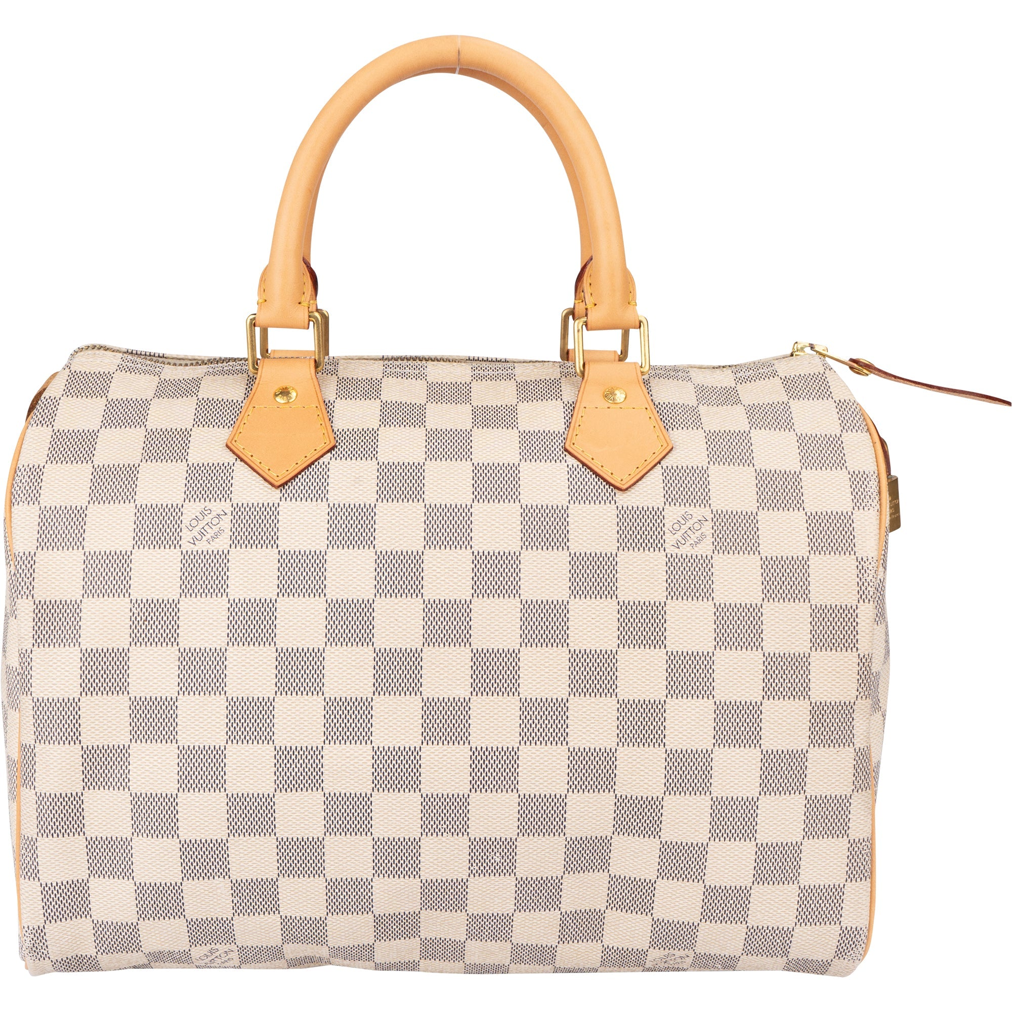 Louis Vuitton Damier Azur Monogram Speedy 30 Handbag