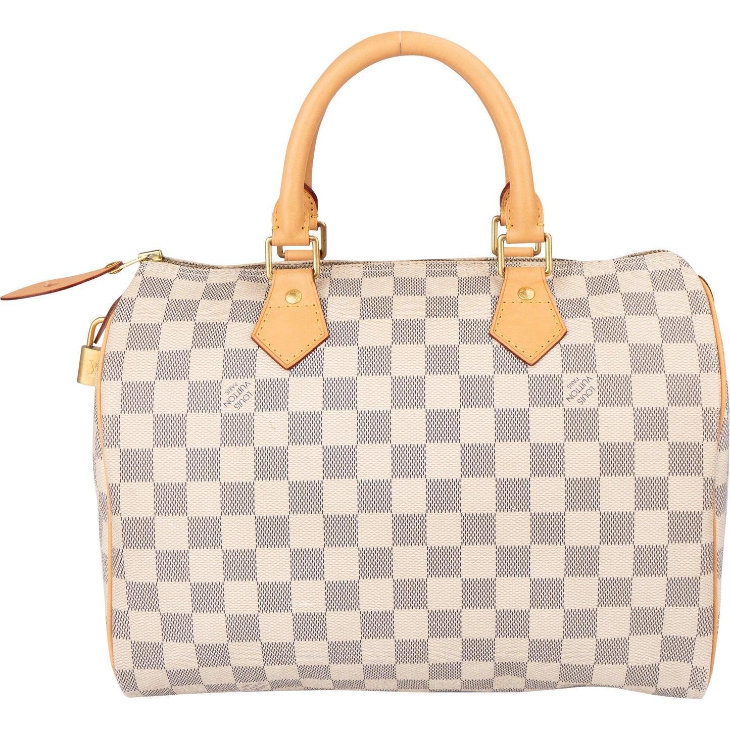 Louis Vuitton Damier Azur Monogram Speedy 30 Handbag