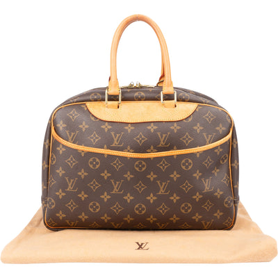 Louis Vuitton Canvas Monogram Deauville Handbag