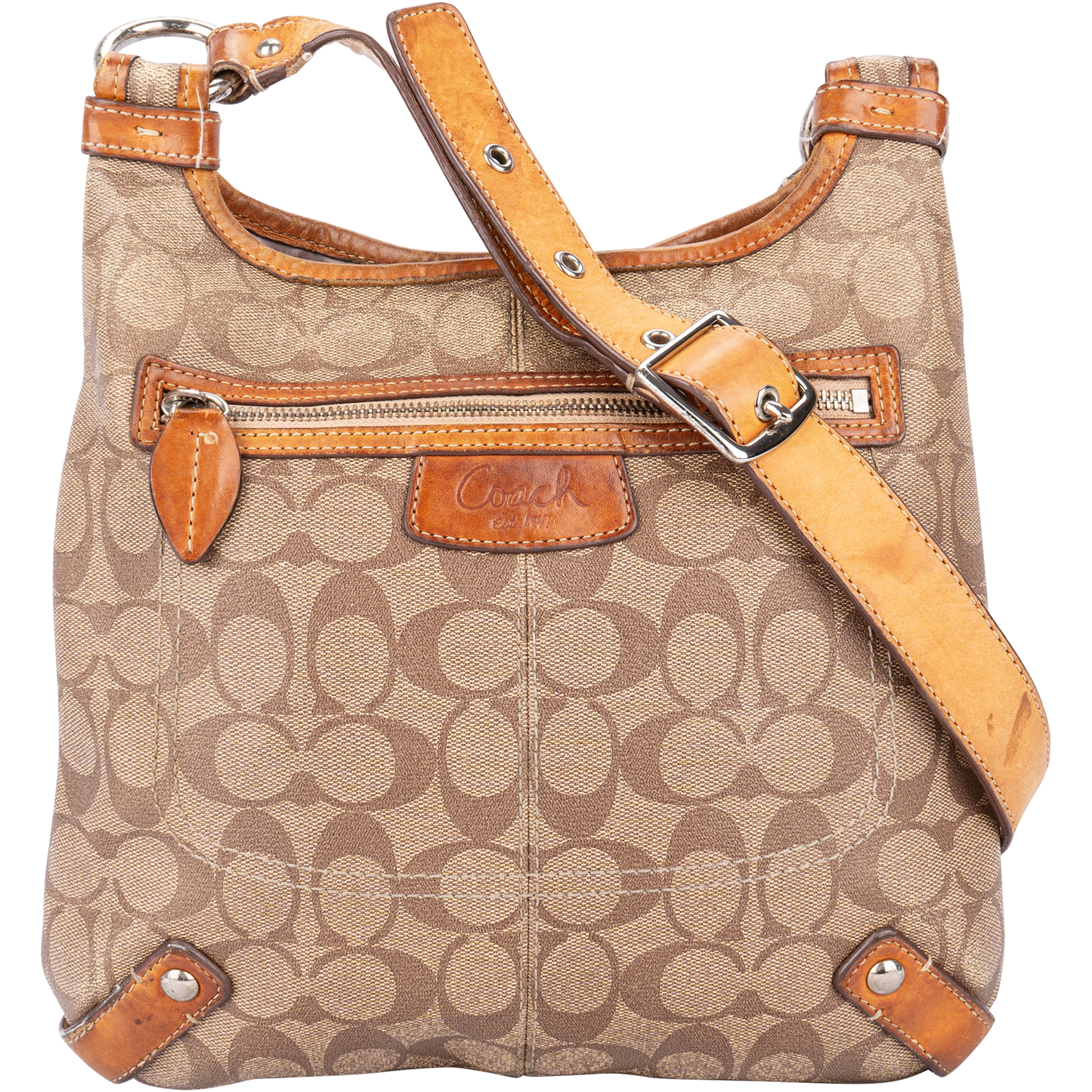 Coach Monogram Hobo Crossbody Schultertasche