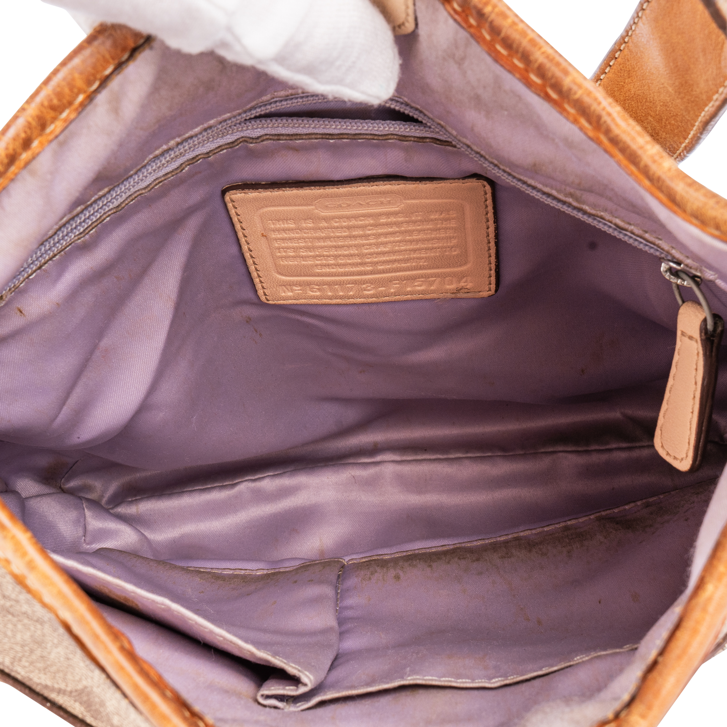 Coach Monogram Hobo Crossbody Schultertasche