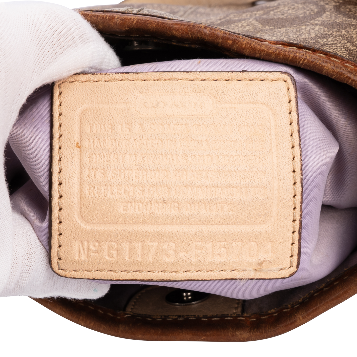 Coach Monogram Hobo Crossbody Schultertasche