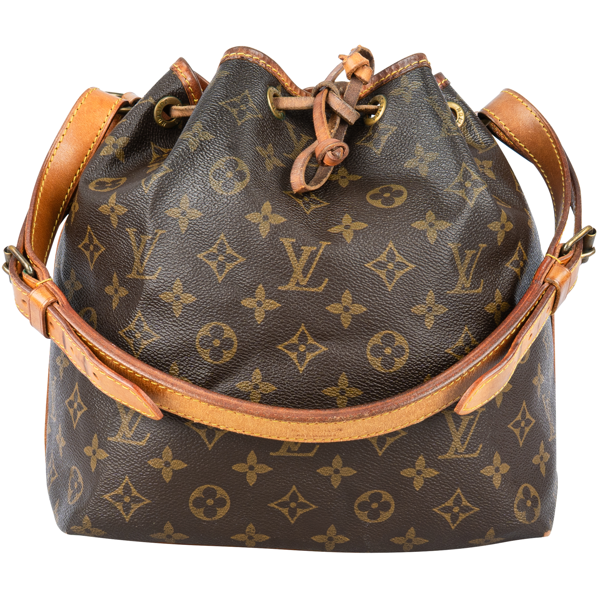 Louis Vuitton Canvas Monogram Sac Noe Petit Shoulder Bag