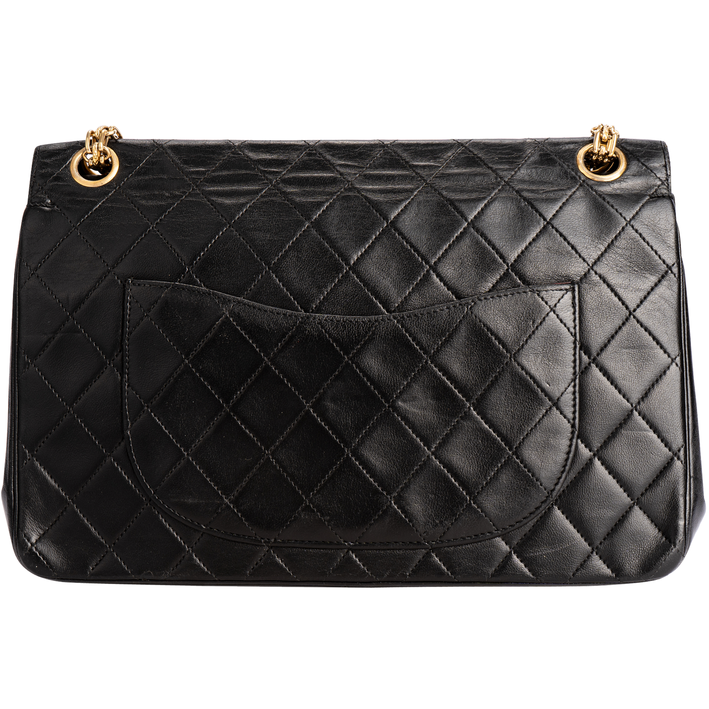 Chanel Quilted Lambskin 24K Gold Medium Double Flap Bag