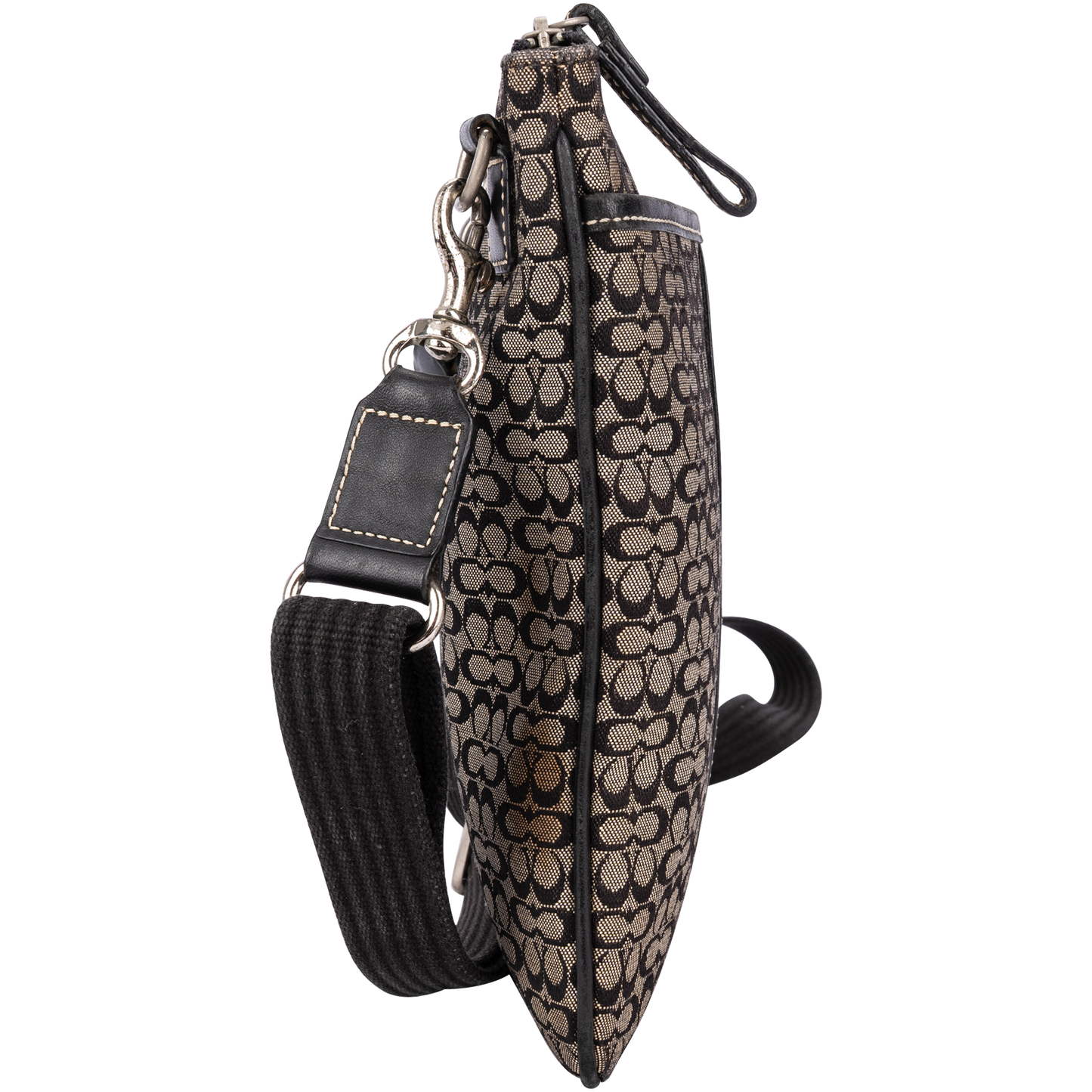 Coach Monogram Hobo Crossbody Shoulder Bag