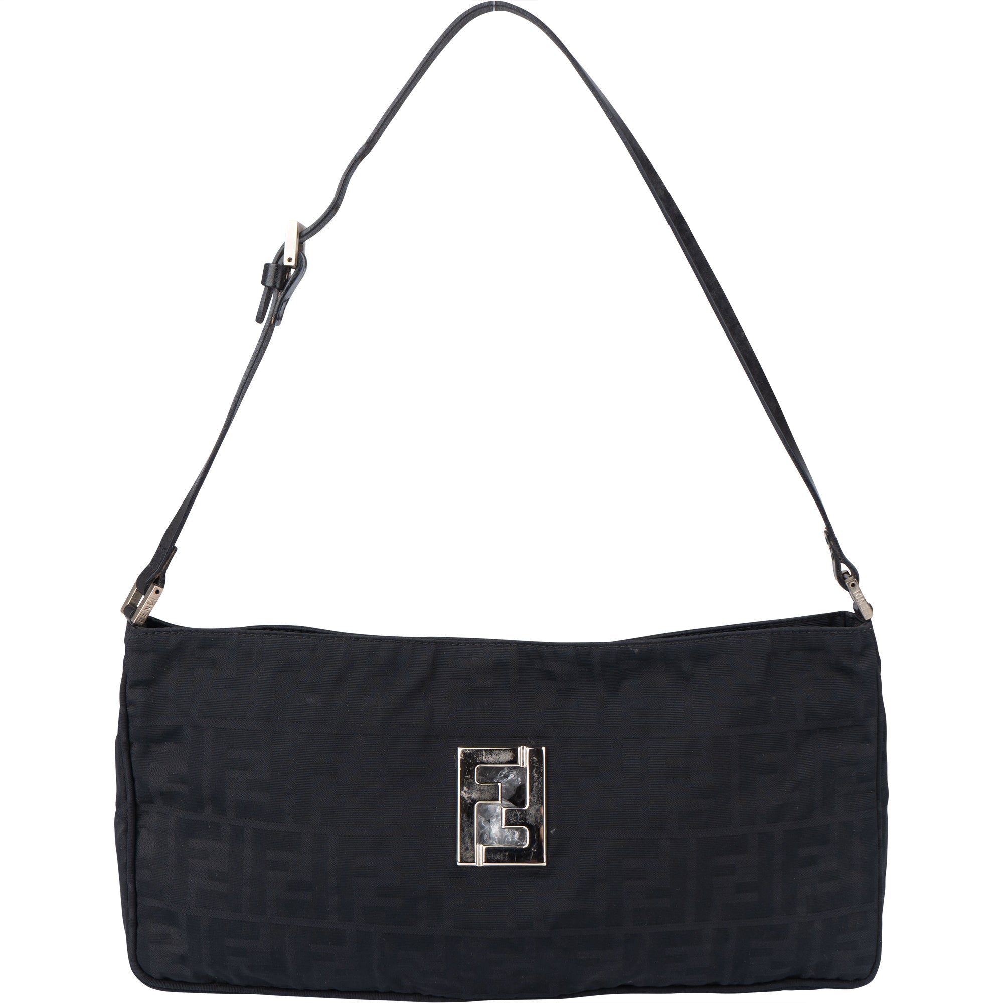 Fendi FF Monogram Zucca Shoulder Bag